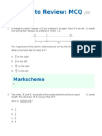 Last Minute Review MCQ