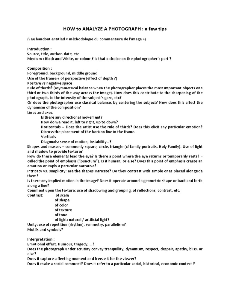 how-to-analyze-a-photograph-pdf-exposure-photography-recording