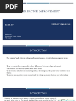 Powerfactor Improvement