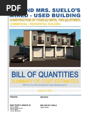 BILL OF QUANTITIES