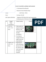 Form Catatan Coaching Laporan Aktualisasi