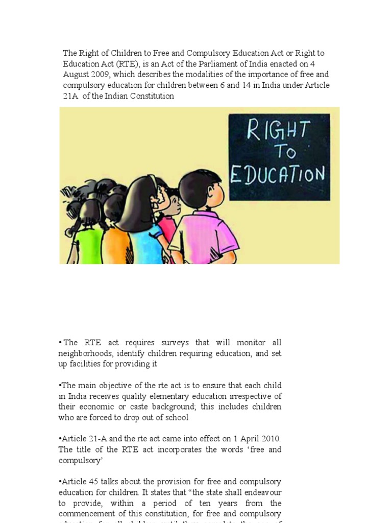 Right To Education | PDF