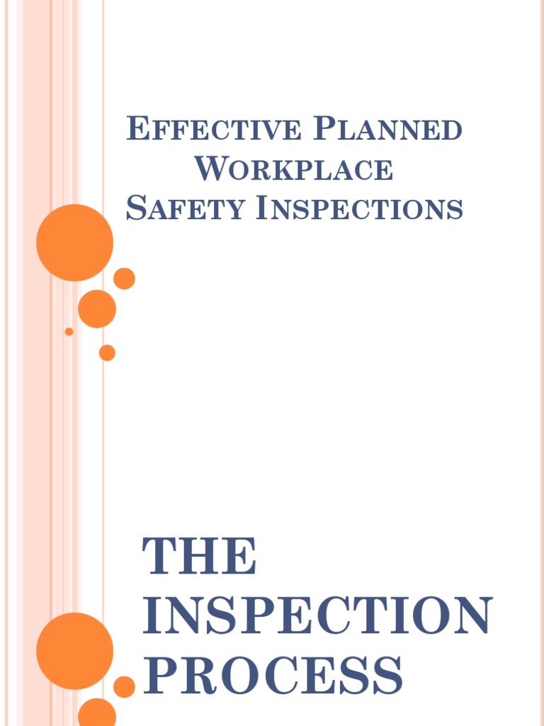 Effective Workplace Safety Inspections | PDF | Safety | Fire Safety