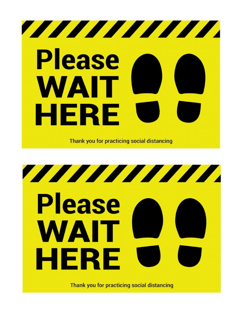 Please Wait Sign | PDF