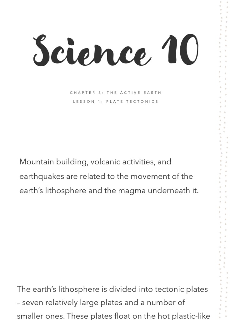 An Introduction to Plate Tectonics: How the Movement of Tectonic Plates ...