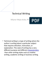 Technical Writing