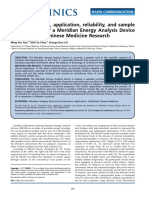 Meridian Analysis Energy Device