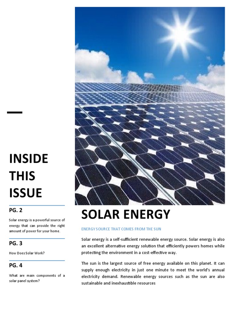 Research Solar Panel Pdf Photovoltaic System Solar Power