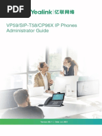 Administrator's Guide For VP59 & SIP-T58 & CP96X IP Phones V86.11-1