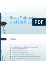 Probability and Statistics for Simulation Modeling