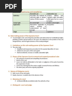 Remedial Law Overview 2019 | PDF | Jurisdiction | Writ