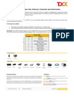 Delivery Checklist Germino