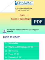 Basics of Operating System