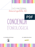 Conciencia Fonológica - Material 