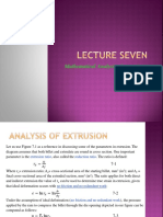 Mathematical Analysis of Extrusion