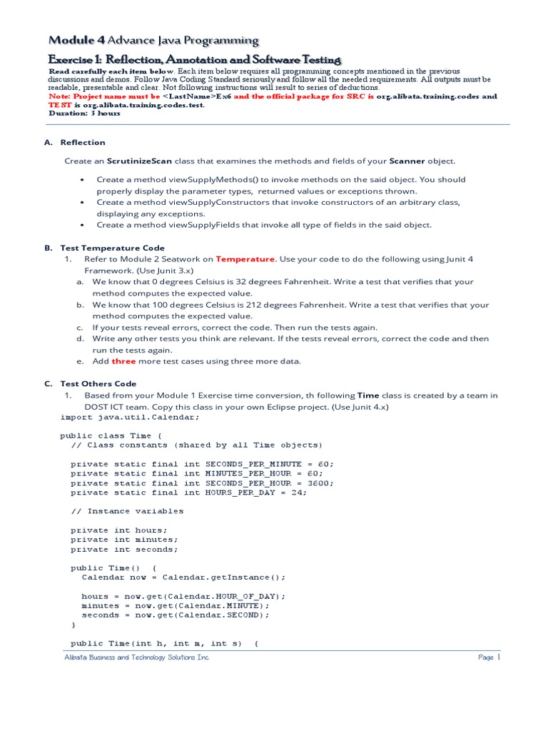 Module4 Exercise1a | Descargar gratis PDF | Method (Computer ...