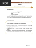 Module 2 - Ethics in Information and Society