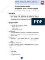 EspecificacionesTecnicas - Componente 1