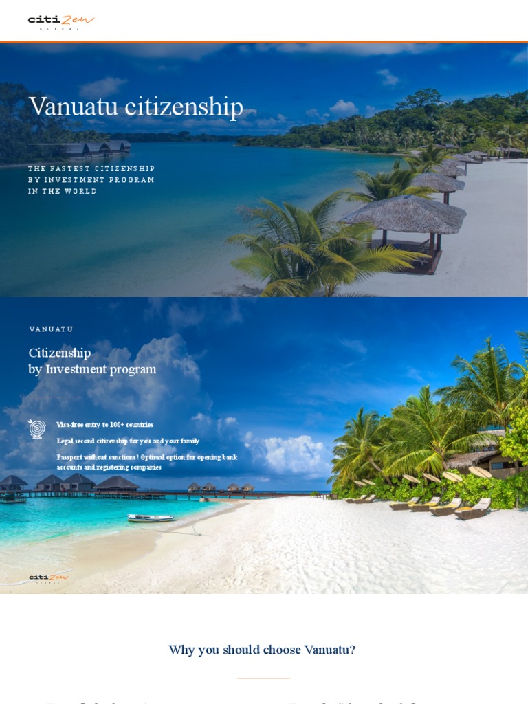 Vanuatu 2022 PDF Travel Visa Passport