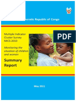 Congo DR 2010 MICS Summary - English