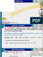 División de Polinomios