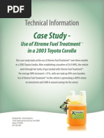 Download XFT Case Study 2003 Toyota Corolla XFT Xtreme Fuel Treatment by XtremeFuelTreatment SN60327513 doc pdf