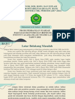 Pengaruh NOM, DER, BOPO, dan Inflasi Terhadap Profitabilitas (ROA) PT. Bank Muammalat Indonesia TBK. Periode (2017-2021