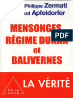 Mensonges Régime Dukan et Balivernes - Zermati - Apfeldorfer