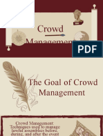 Crowd Management 