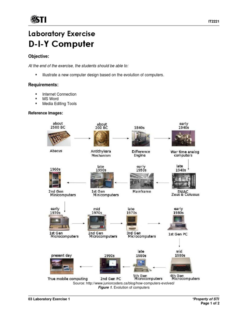 03 Laboratory Exercise 1 | PDF | Art | Computers