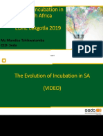 Business Incubation in South Africa