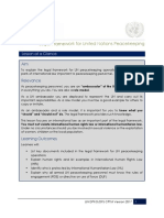 003-034 Lesson 1.4 Legal Framework For United Nations Peacekeeping