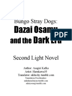 BSD Light Novel 2 - Dazai and The Dark Era