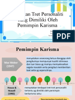 Huraikan Tret Personaliti Yang Dimiliki Oleh Pemimpin Karisma