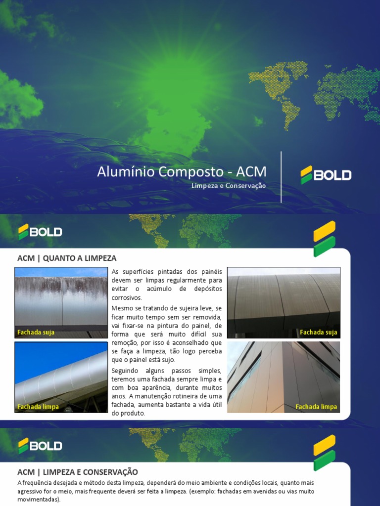 Bold - ACM - Limpeza e Conservação | PDF | Desperdício | Corrosão