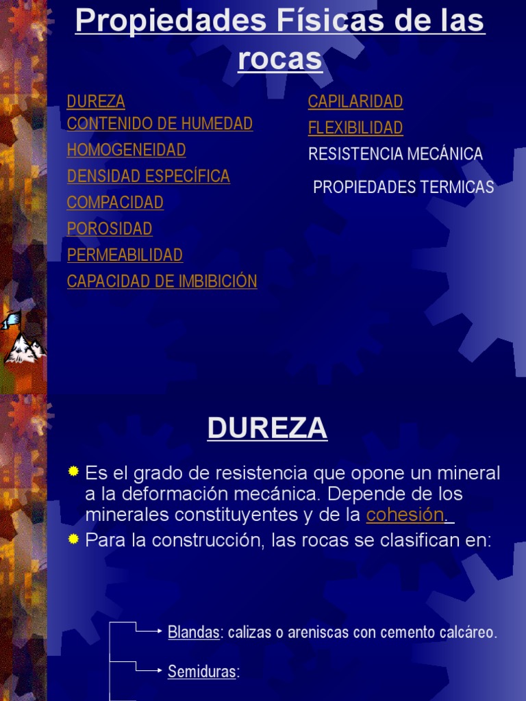 Propiedades físicas y mecánicas fundamentales de las rocas: una guía ...