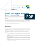 Iia Ig - Standard 1112 Chief Audit Executive Roles Beyond Internal Auditing