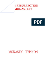 Monastic Typikon 2014