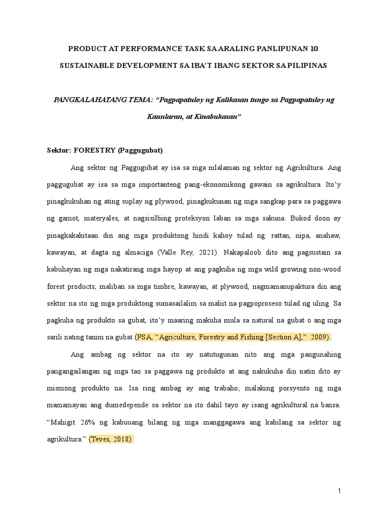Forestry in The Philippines | PDF