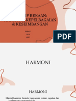 Prinsip Rekaan: Harmoni, Kepelbagaian & Keseimbangan