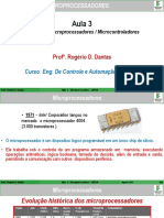 Aula 3 - Arquitetura Microprocessadores - Microcontroladores - 2s2022