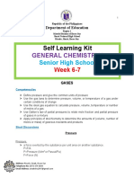 General Chemistry I: Self Learning Kit