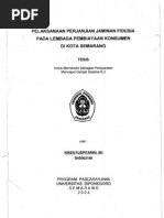 Download Pelaksanaan Perjanjian Jaminan Fidusia by Mujix Solo SN60330409 doc pdf