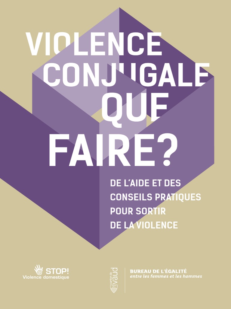 Violence Conjugale Que Faire | PDF | Mariage | Plainte