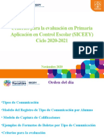 Pri - Criterios para La Evaluación Del Aprendizaje Aplicados en SICEEY - V5