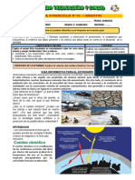 Ficha Actividad #3 - 3º Cts - I Bimestre - Cambio Climatico