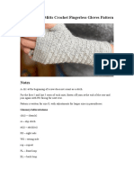 The Mystical Mitts Crochet Fingerless Gloves Pattern