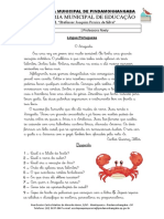 Matriz para Aula Impressa 20 A 24 de Julho