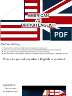 British Vs American English