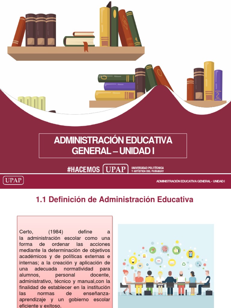 Definición y Objetivos de la Administración Educativa | PDF